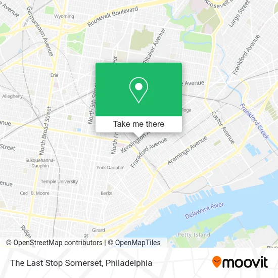 The Last Stop Somerset map