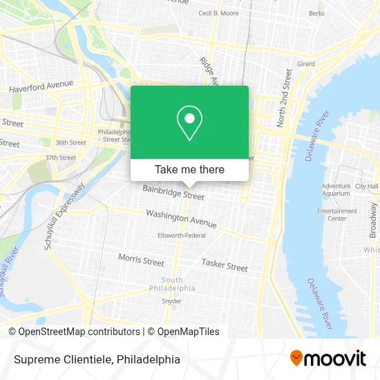 Supreme Clientiele map