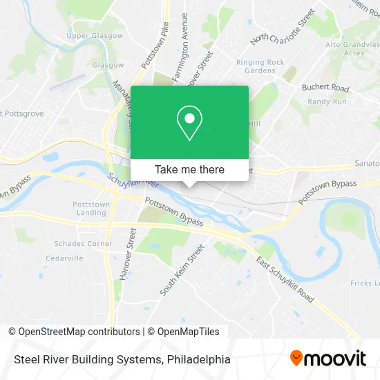 Steel River Building Systems map