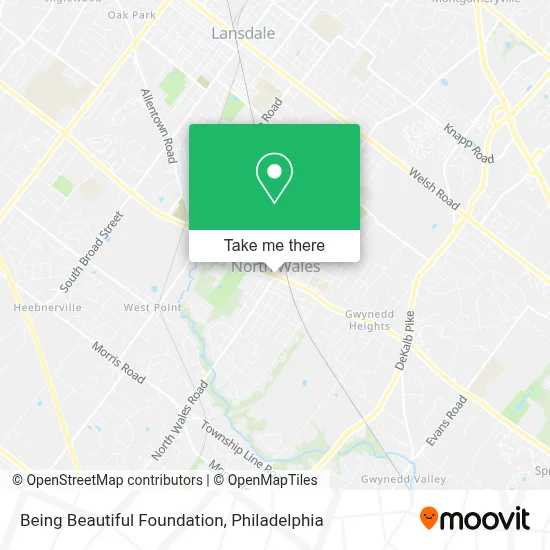 Being Beautiful Foundation map