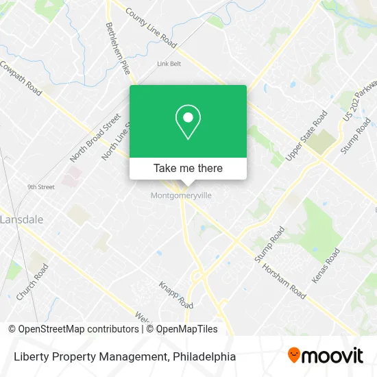 Liberty Property Management map