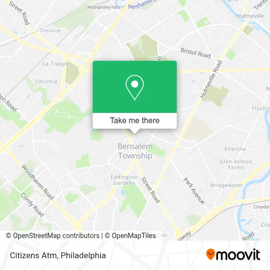 Citizens Atm map