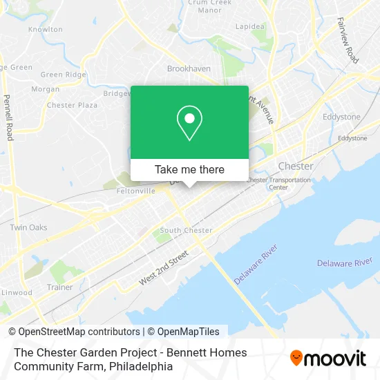 The Chester Garden Project - Bennett Homes Community Farm map