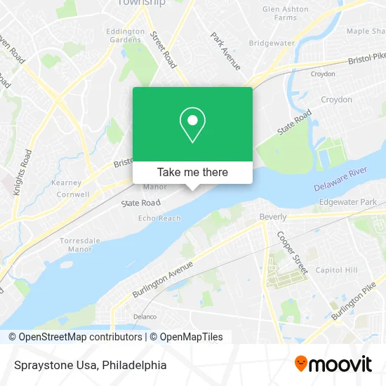 Spraystone Usa map