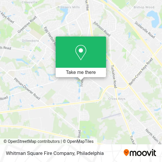 Whitman Square Fire Company map
