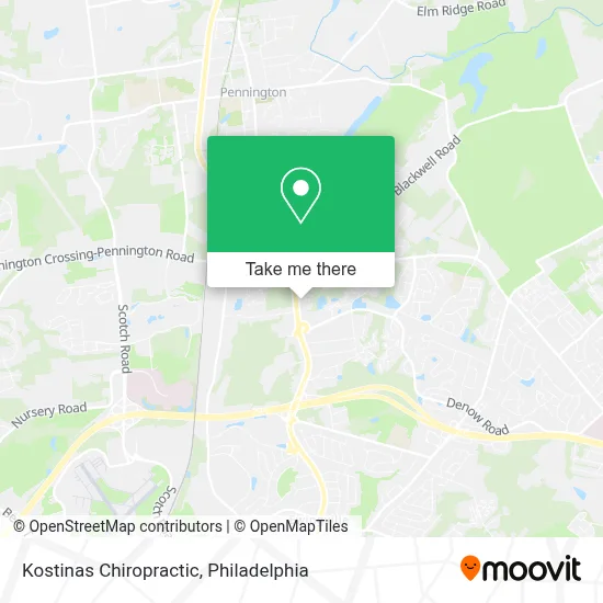 Kostinas Chiropractic map