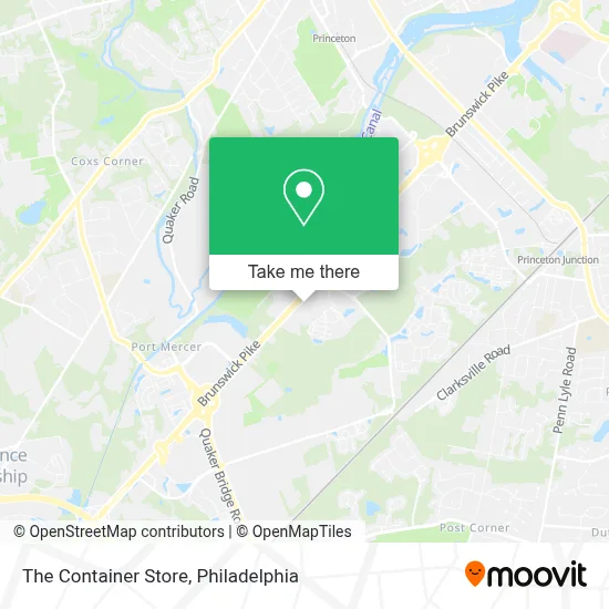 The Container Store map