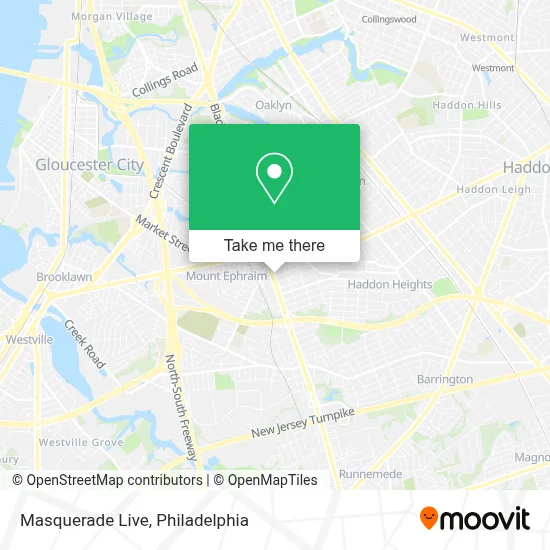 Masquerade Live map