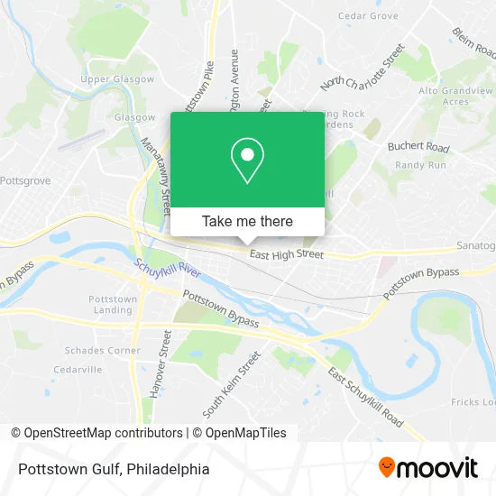 Pottstown Gulf map