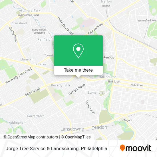 Jorge Tree Service & Landscaping map