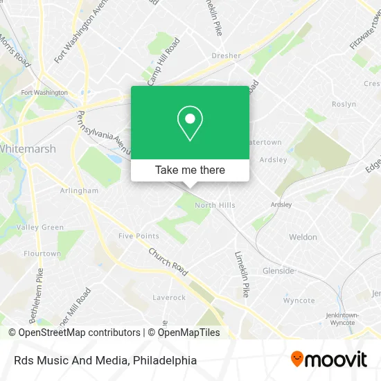 Rds Music And Media map