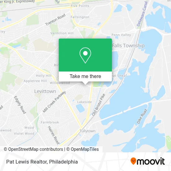 Pat Lewis Realtor map