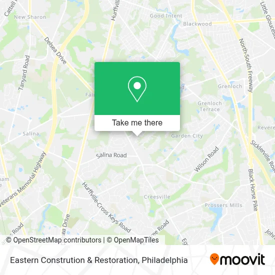Eastern Constrution & Restoration map