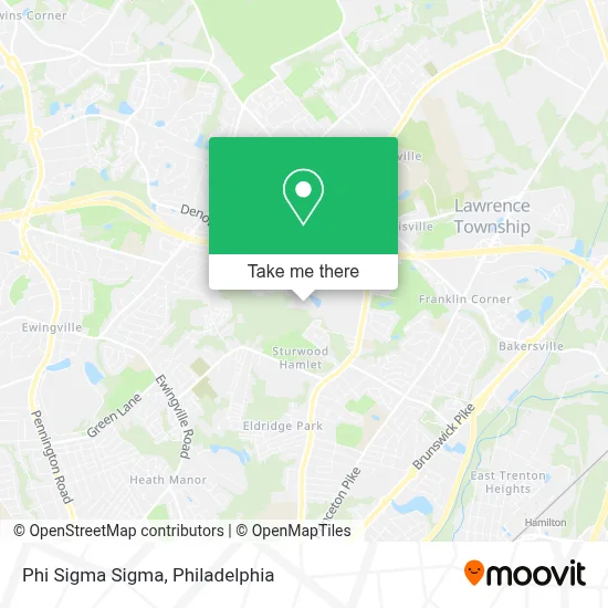Phi Sigma Sigma map