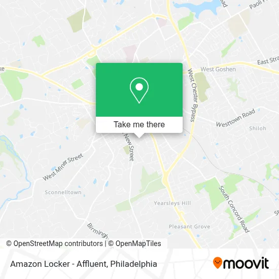 Amazon Locker - Affluent map