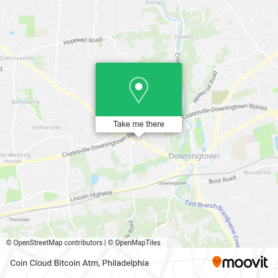 Coin Cloud Bitcoin Atm map