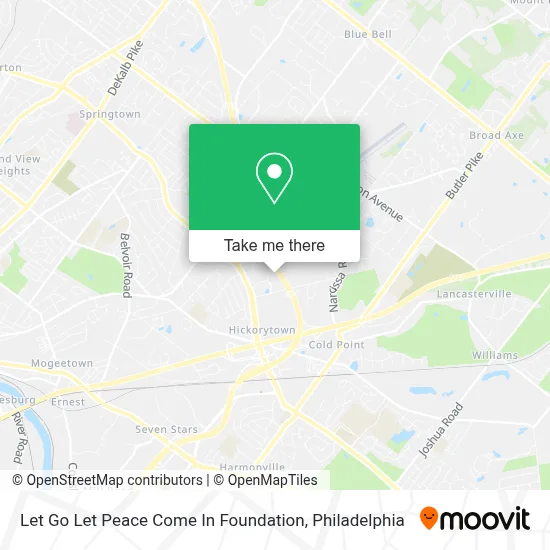 Let Go Let Peace Come In Foundation map