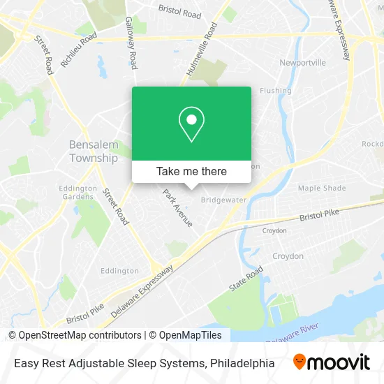 Easy Rest Adjustable Sleep Systems map