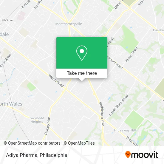 Adiya Pharma map