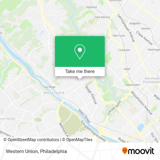Western Union map