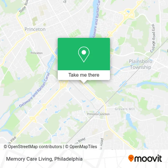 Memory Care Living map