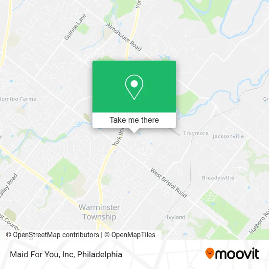 Maid For You, Inc map