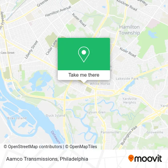 Aamco Transmissions map