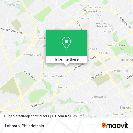 Labcorp map