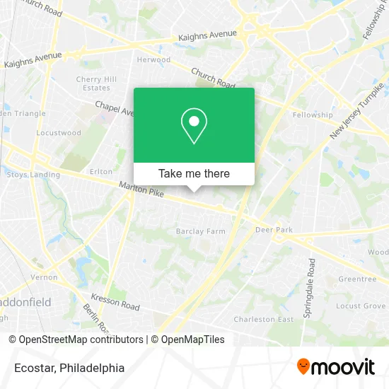 Ecostar map