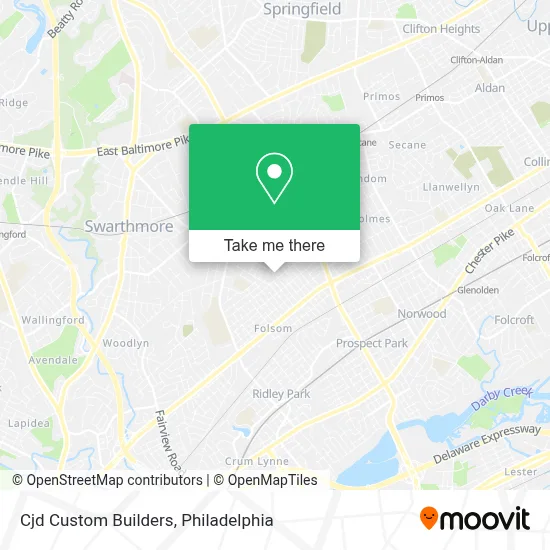 Cjd Custom Builders map