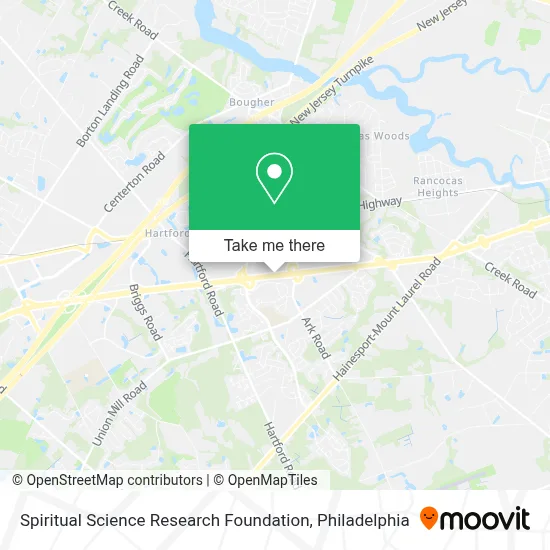 Spiritual Science Research Foundation map