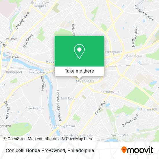 Conicelli Honda Pre-Owned map