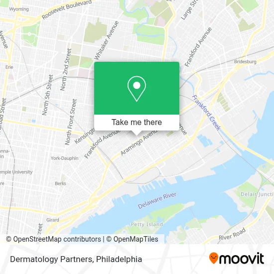 Dermatology Partners map