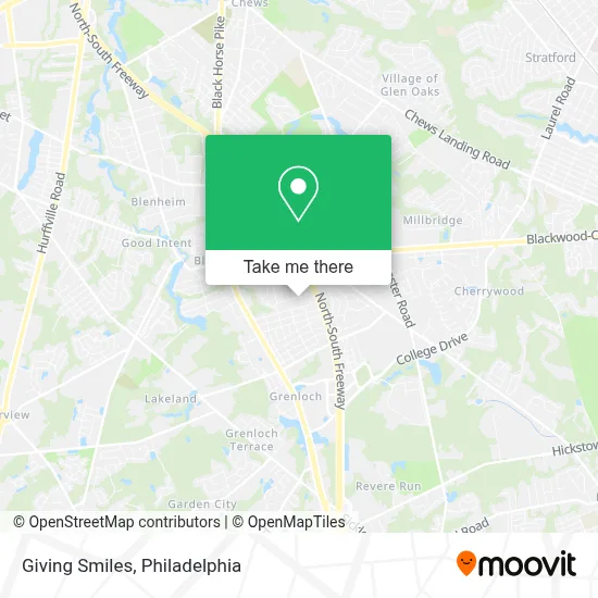 Giving Smiles map