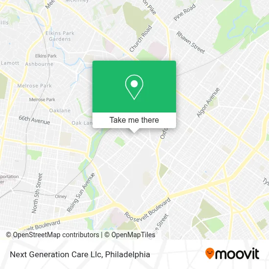 Next Generation Care Llc map