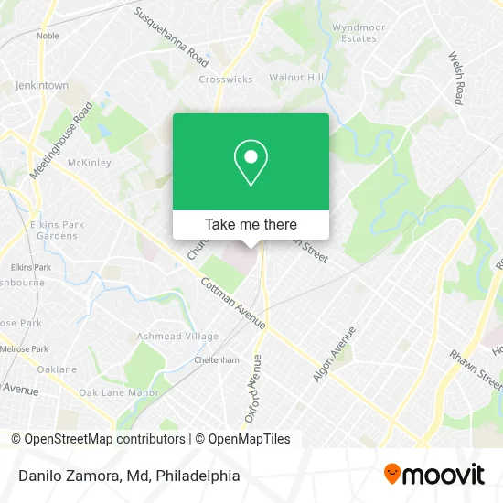 Danilo Zamora, Md map