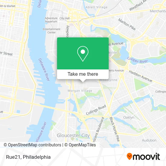 Rue21 map