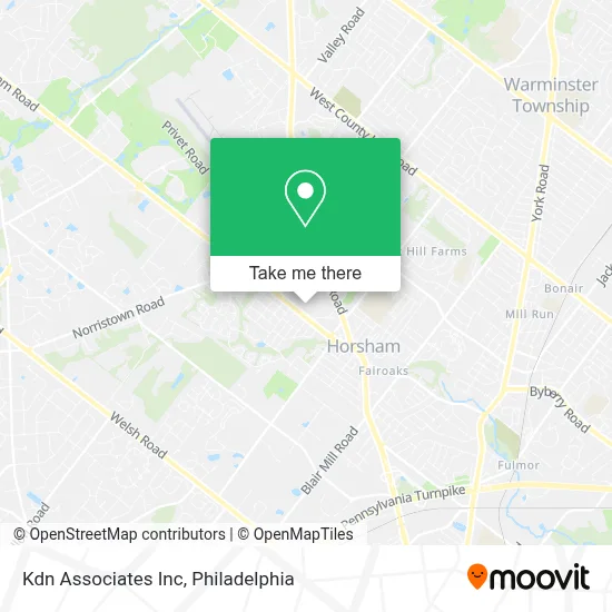 Kdn Associates Inc map