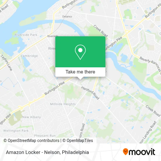 Amazon Locker - Nelson map