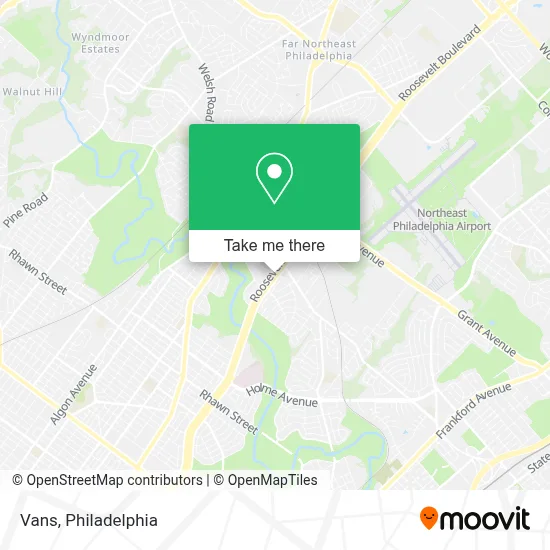 Vans map