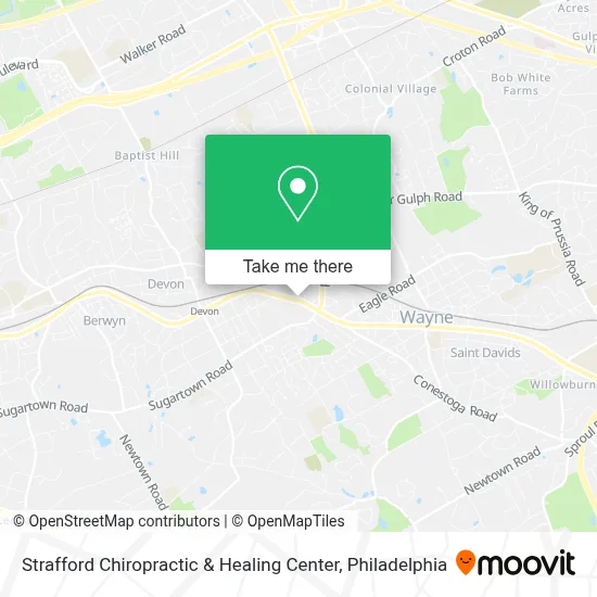 Strafford Chiropractic & Healing Center map