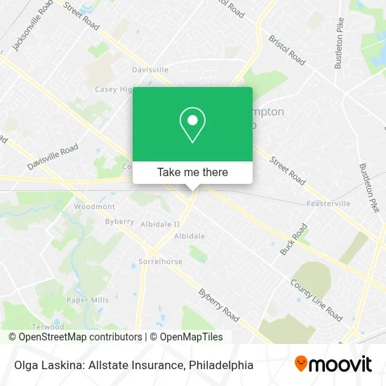 Olga Laskina: Allstate Insurance map