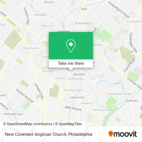 New Covenant Anglican Church map