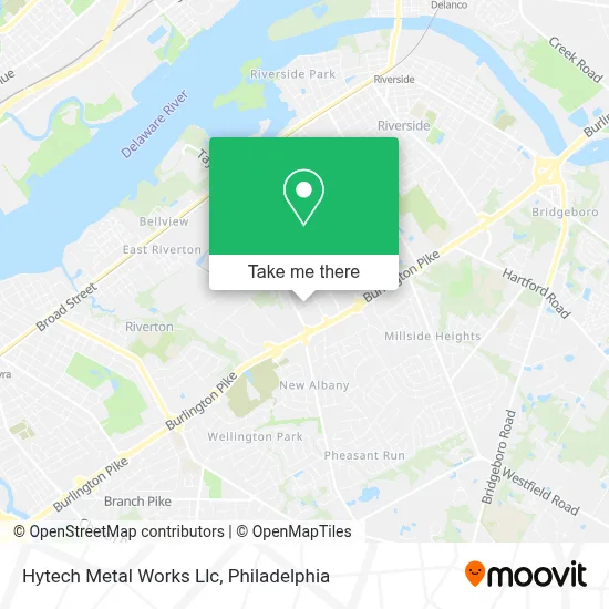 Hytech Metal Works Llc map