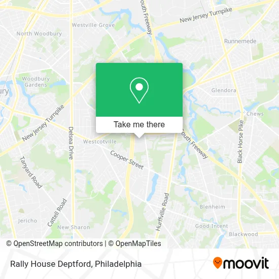 Rally House Deptford map