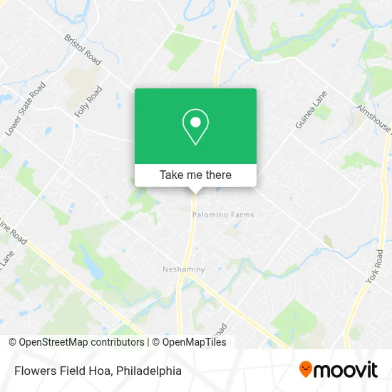 Flowers Field Hoa map