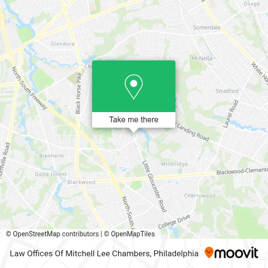 Law Offices Of Mitchell Lee Chambers map