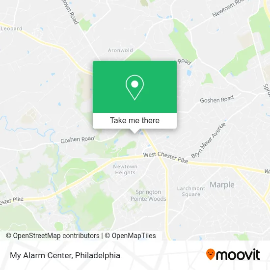 My Alarm Center map