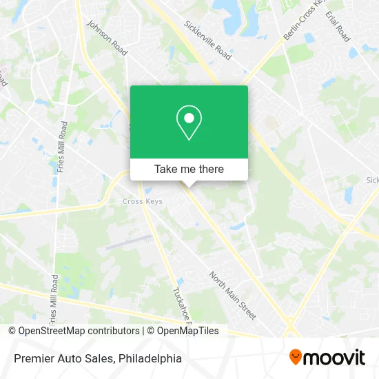 Premier Auto Sales map