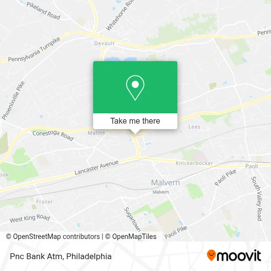 Pnc Bank Atm map